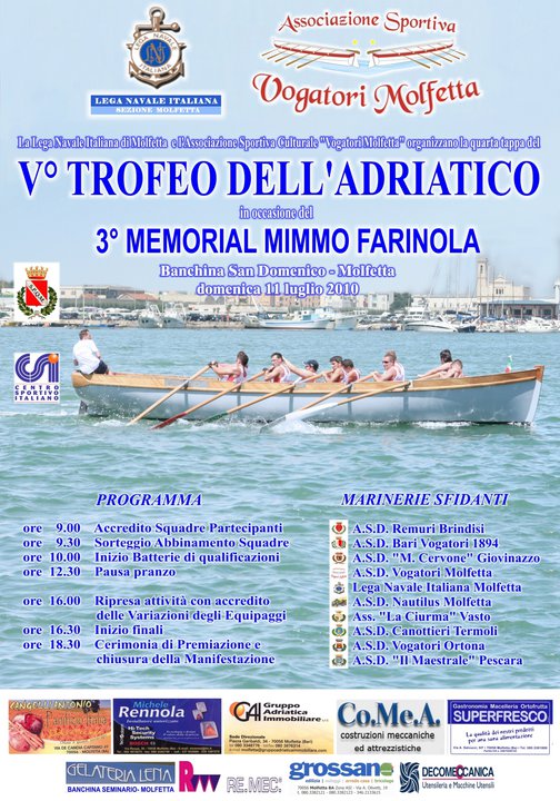 Molfetta: Trofeo dell�Adriatico